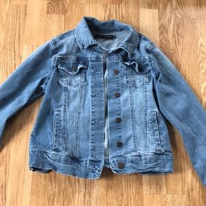 Jegging material jean jacket